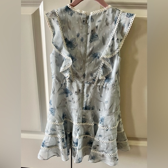 Bardot Junior Sadie Trim Dress in Blue Lily Size 5 - Picture 4 of 6
